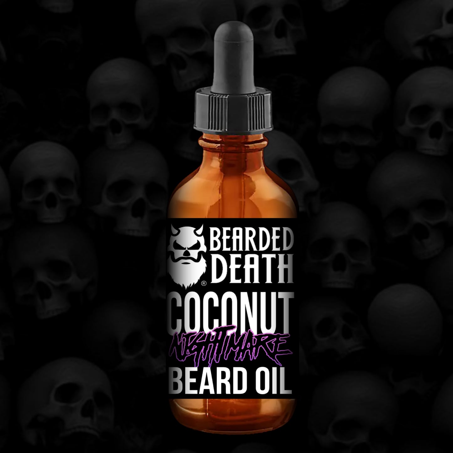 BEARDED DEATH COCONUT NIGHTMARE BEARD OIL 1 oz.