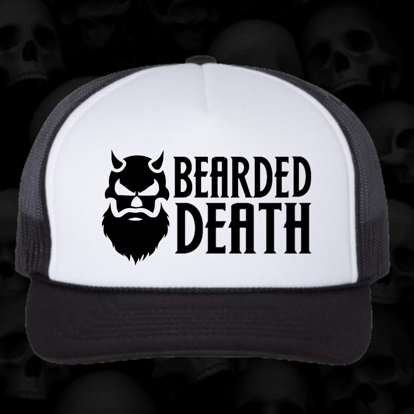 BEARDED DEATH TRUCKER HATS