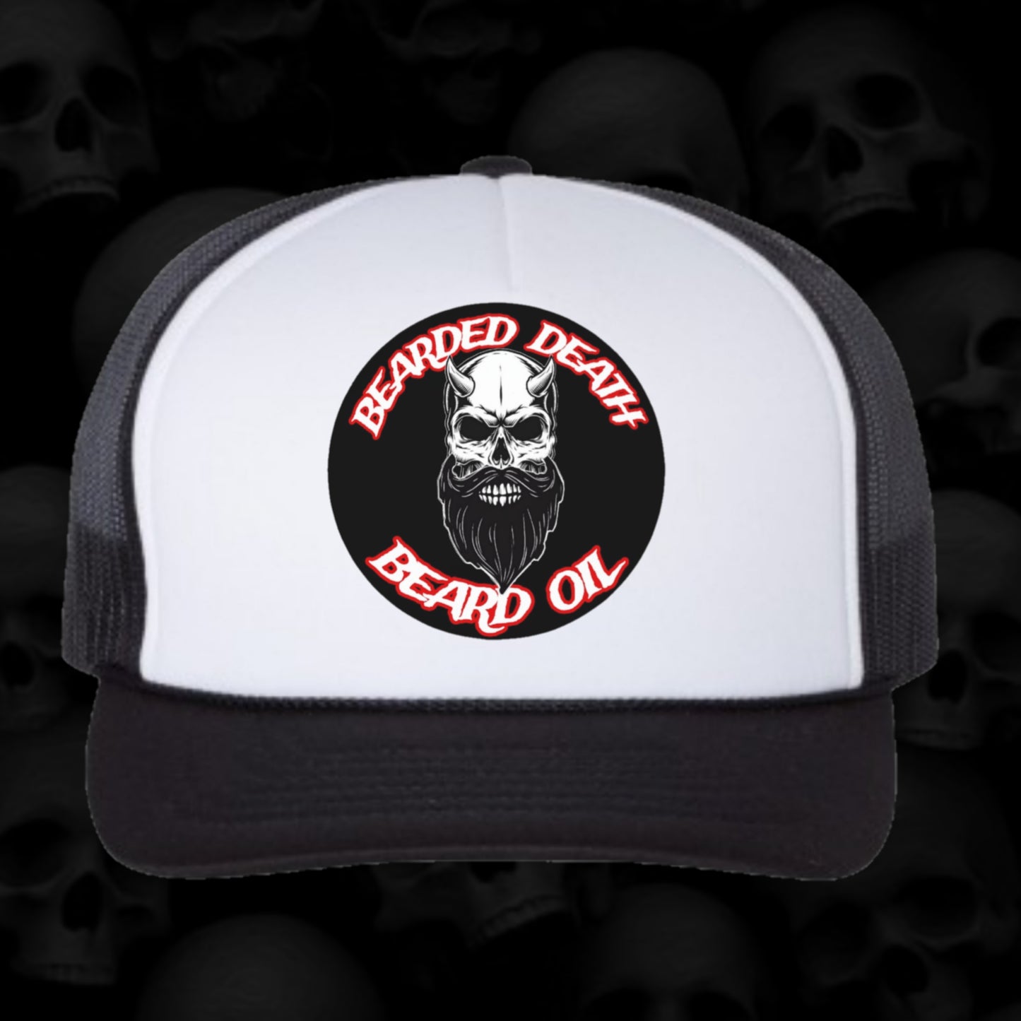 BEARDED DEATH TRUCKER HATS