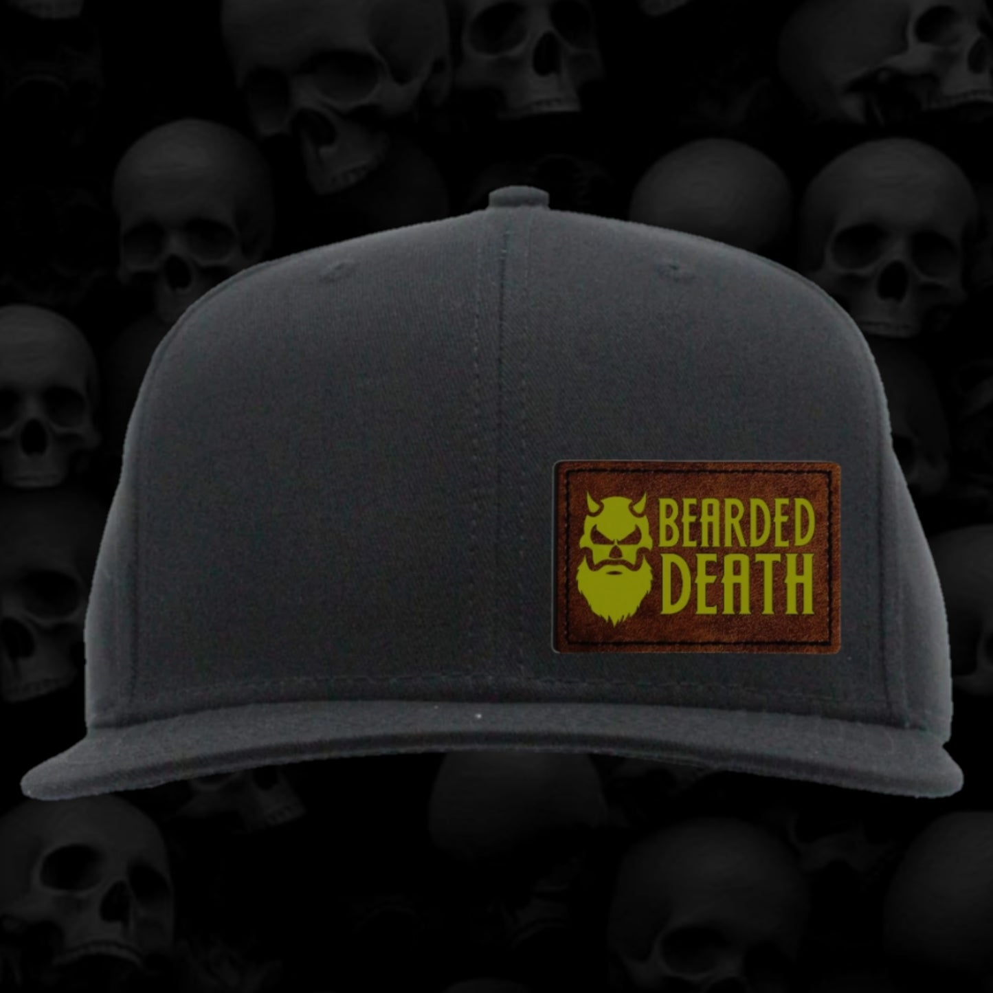 BEARDED DEATH SNAPBACK HATS