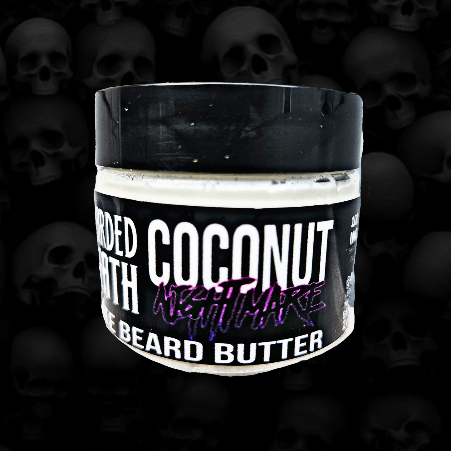 BEARDED DEATH COCONUT NIGHTMARE BEARD BUTTER 2oz.