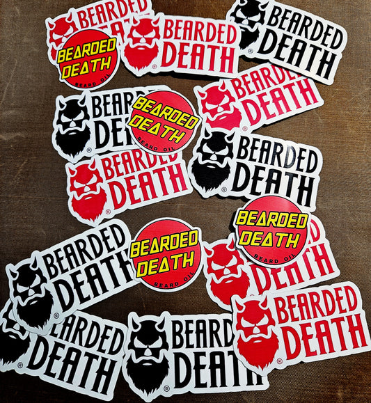 BEARDED DEATH STICKER PACK