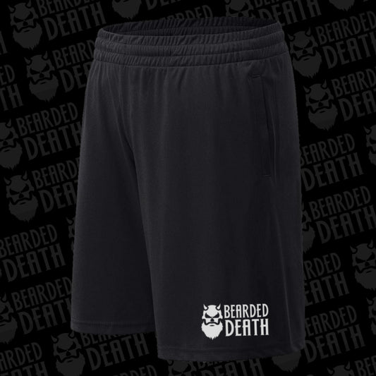 BEARDED DEATH LOGO SHORTS