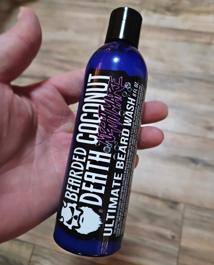 BEARDED DEATH COCONUT NIGHTMARE ULTIMATE BEARD WASH 8 oz.