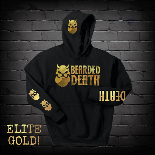 BEARDED DEATH ELITE GOLD FOIL HOODIE