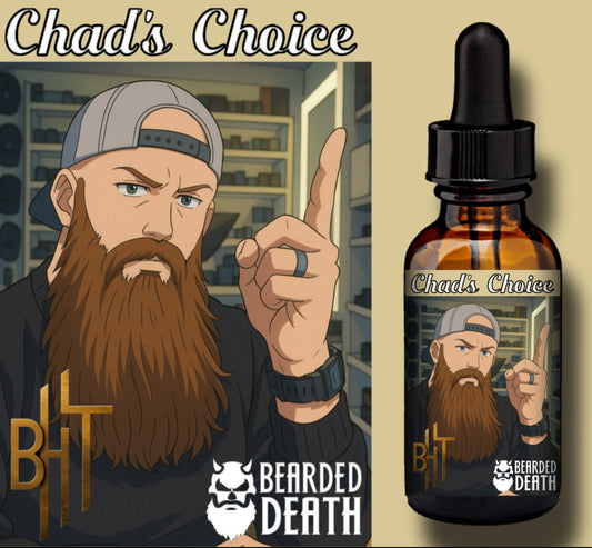 BEARDED DEATH/ CHADS CHOICE COLLABORATION BEARD OIL 1 oz