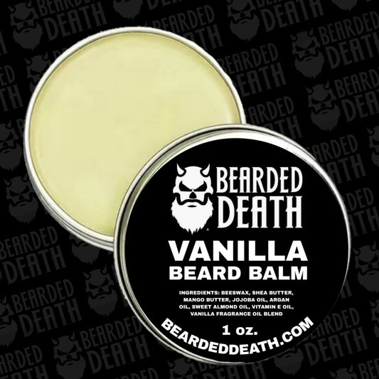 BEARDED DEATH VANILLA BEARD BALM 1 oz.