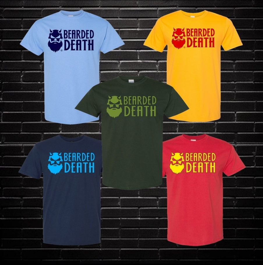 BEARDED DEATH "BRIGHTS" 2.0 LOGO T SHIRTS