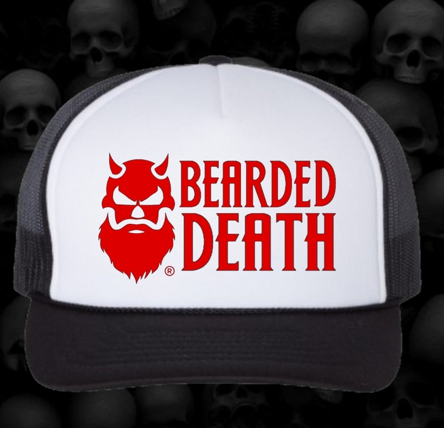 BEARDED DEATH TRUCKER HATS