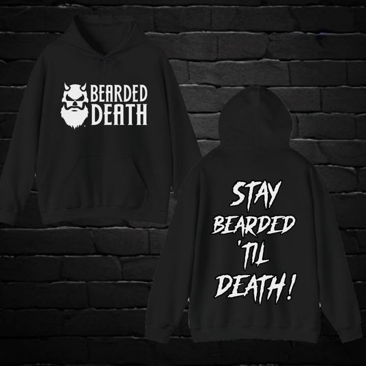BEARDED DEATH STAY BEARDED UNISEX HOODIE