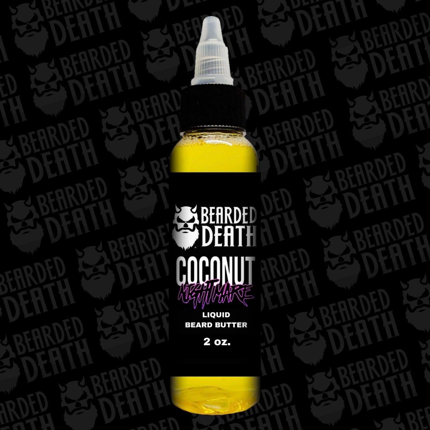 BEARDED DEATH COCONUT NIGHTMARE LIQUID BEARD BUTTER 2 oz.