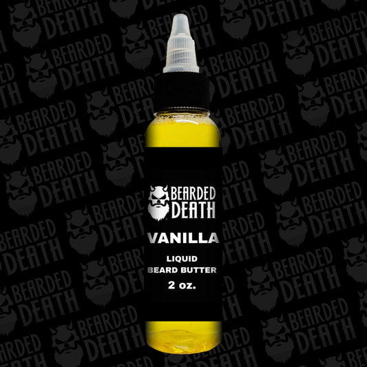 BEARDED DEATH VANILLA LIQUID BEARD BUTTER 2 oz.