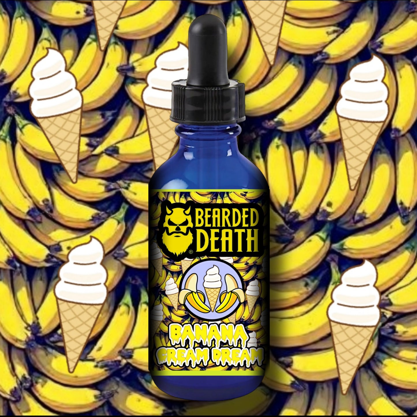 BEARDED DEATH BANANA CREAM DREAM BEARD OIL 1 oz