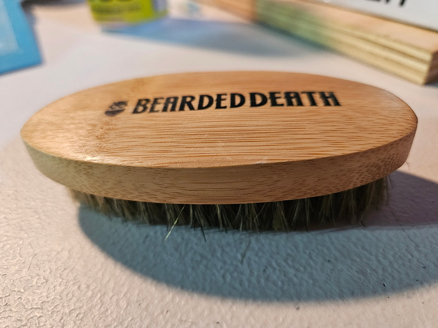 BEARDED DEATH BEARD BRUSH AND COMB SET