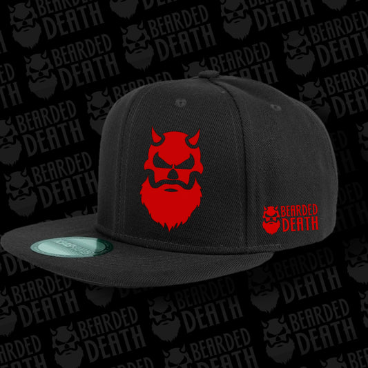BEARDED DEATH BIG BEARDED DEMON SNAPBACK HAT