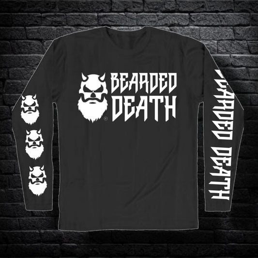 BEARDED DEATH 'METAL AF' LONG-SLEEVE SHIRT