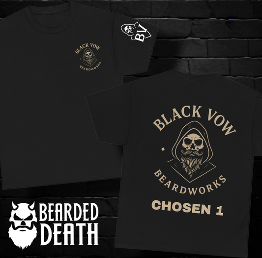 BEARDED DEATH/ BLACK VOW THE MAKER 'CHOSEN 1' T SHIRT